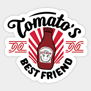 Tomato's Best Friend Sticker